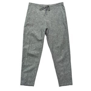 UNIQLO Women's Size Lage Gray‎ Linen Blend Pants